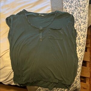 Green aerie Short Sleeve Top